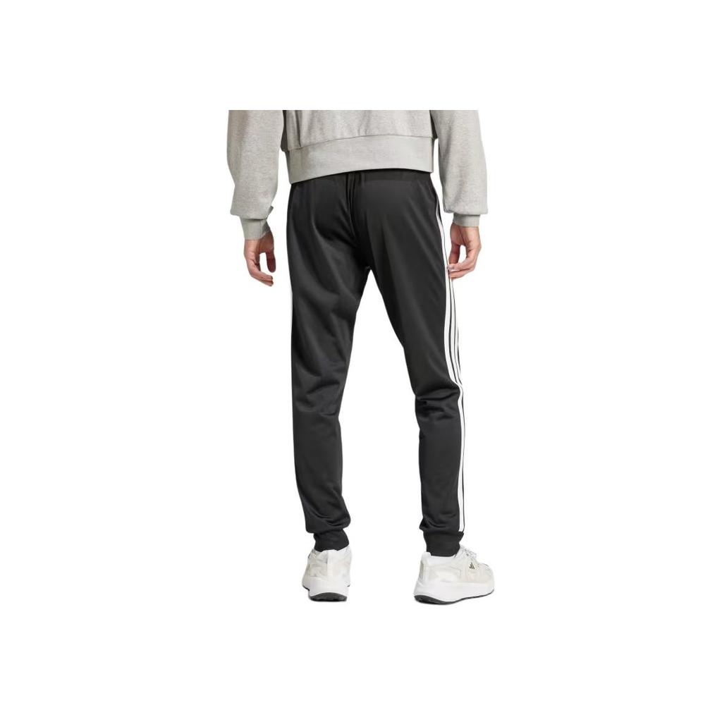 Adidas 3-Stripes Tricot Regular Tapered Track Pants Men Pants Black JI8809