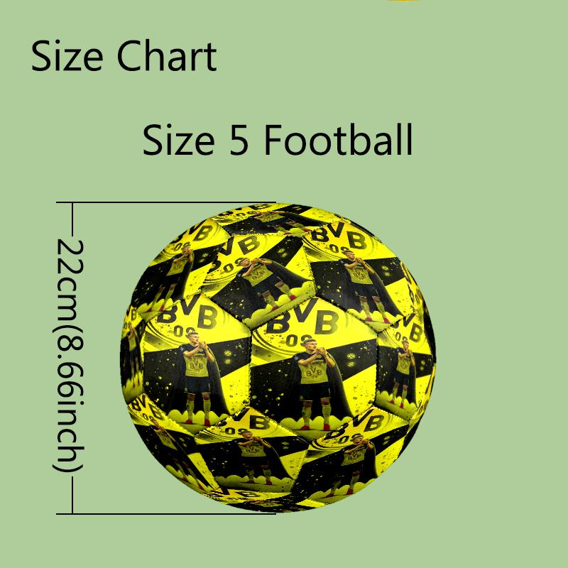 1pc Standard Football Size 5, Soccer Balls, FIFA World Cup Theme Soccer Ball, Machine Stitched, Ball for Training & Outdoor Match