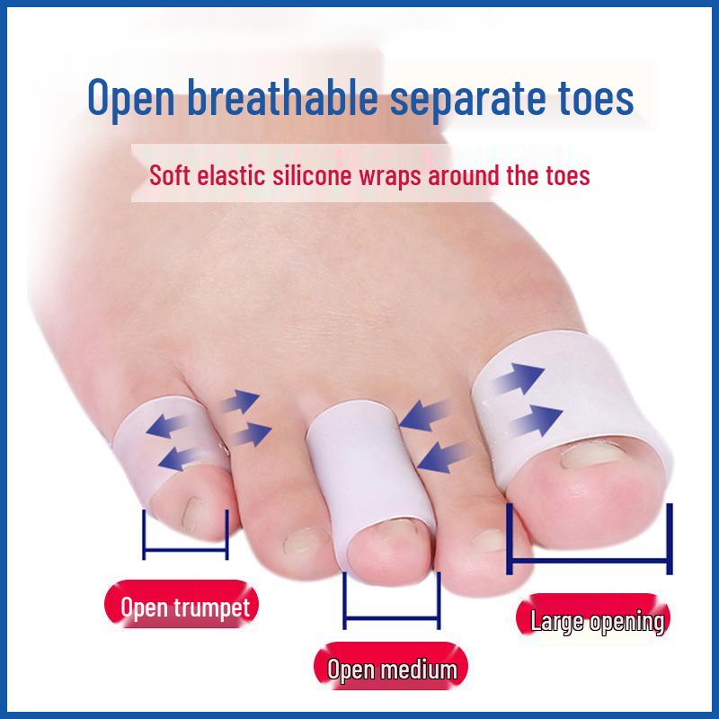 Comfortable Cuttable Silicone Toe Protectors for Sports