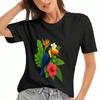Il Tucano Può Fare Qualsiasi Cosa! T-shirt da Donna in Cotone, Cotone Premium con Stampa Grafica, Durevole, Casual ed Elegante, con un Vivace Disegno di Tucano, Comoda