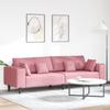 Pink Sofa 250 x 77 x 76 cm Velvet
