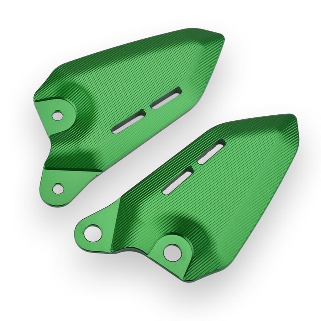 LEDISHUN Parts Aluminum Heel Plate Guard 1 Pair Compatible with