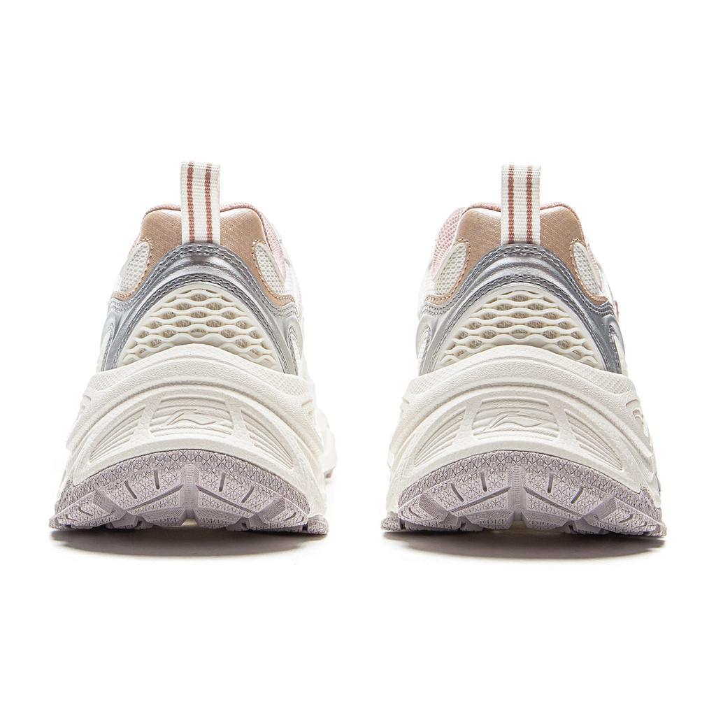 Li Ning Low top Casual Shoes Women's White Silver AGCV112-3