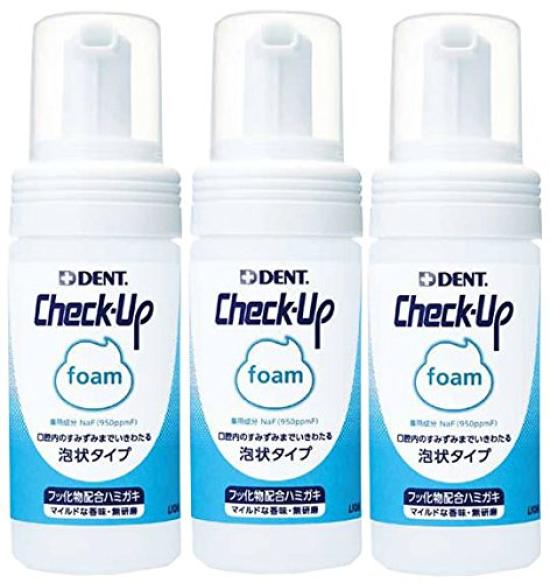 

LION DENT Check-up foam 100ml x 3 bottles