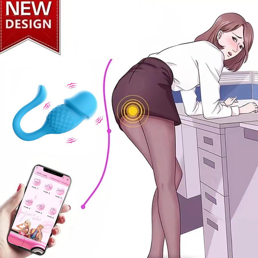Estimulador Clitoriano Controlado por App: Juguete sexual para adultos para mujeres, portátil, insertable, con vibración potente
