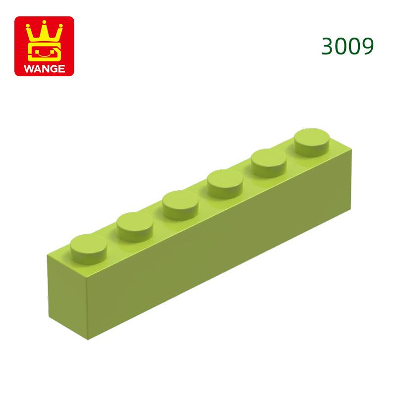Non-Toxic 42 Pcs/Lot 3009 1X6 Dots High Basic Building Blocks Accessories Compatible With Bricks Diy Children Toys Assembly Gift Box