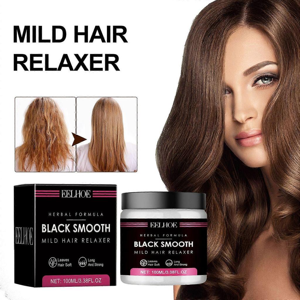 Hair correction care cream smoothes dry hair, smoothes straight hair, gently