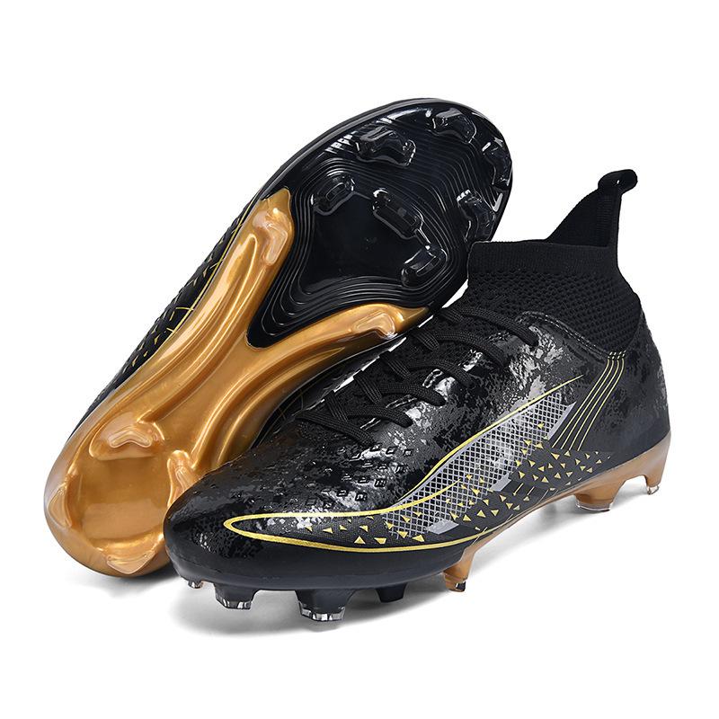 Children's Football Shoes Men's High-top AG Long Nails Primary and Secondary School Students TF Broken Nails Adult Game Sports Training Shoes
