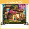 Premium Vinyl Encanto Mirabel Birthday Party Decor Backdrop Banner