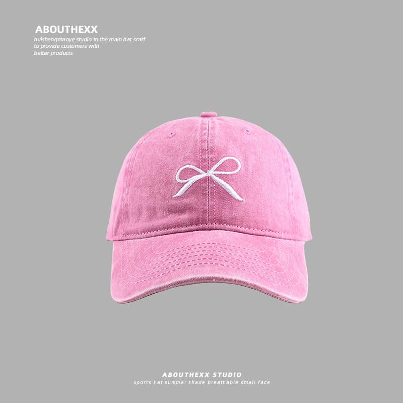 

Bow Embroidered Baseball Cap With Sunshade And Breathable Cotton For Teens And Adults Style 14