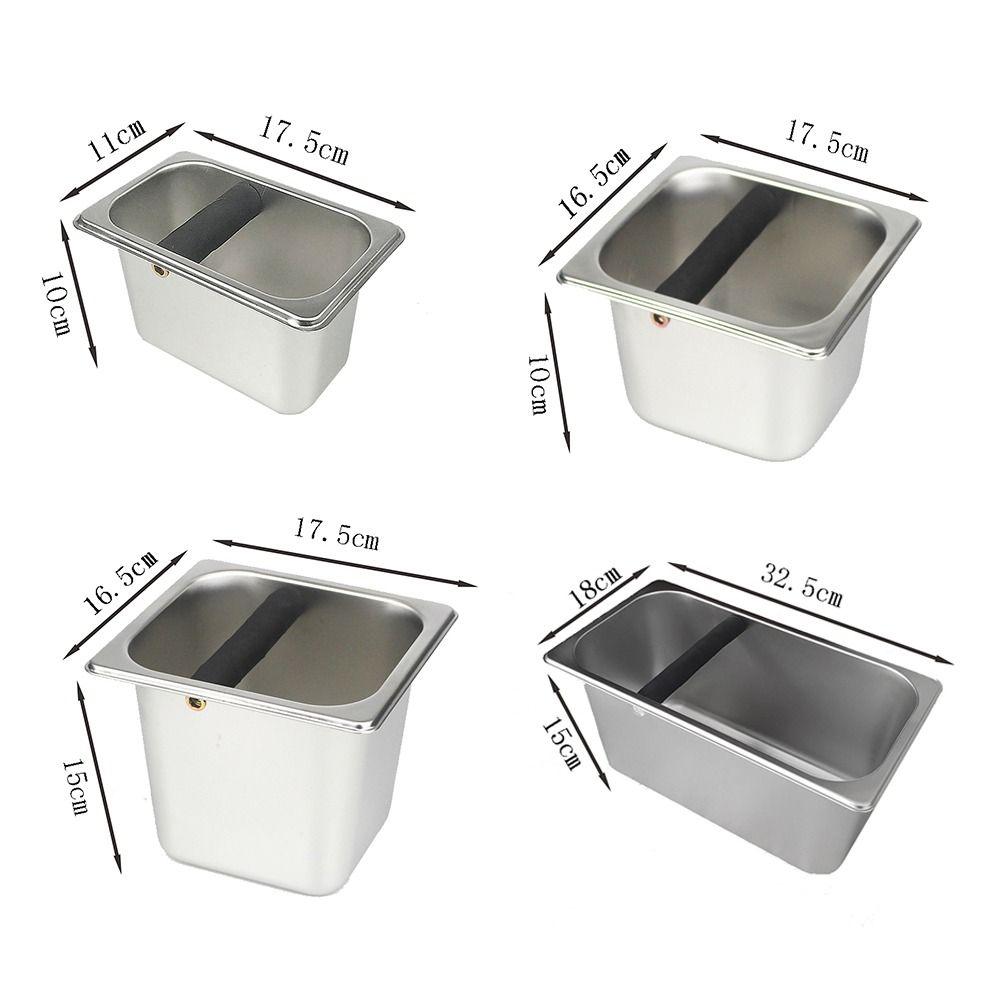 Steel Coffee Residue Bucket Coffee Appliance Powder Slag Drum Slag Tank Slag Drum Coffee Knock Box