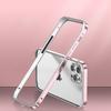 Hybrid Silicone Frame Aluminum Metal For iPhone 14 13 12 11 Pro Max Case Purple Bumper For iPhone 13 Mini X Xr Xs 7 8 6 S Plus
