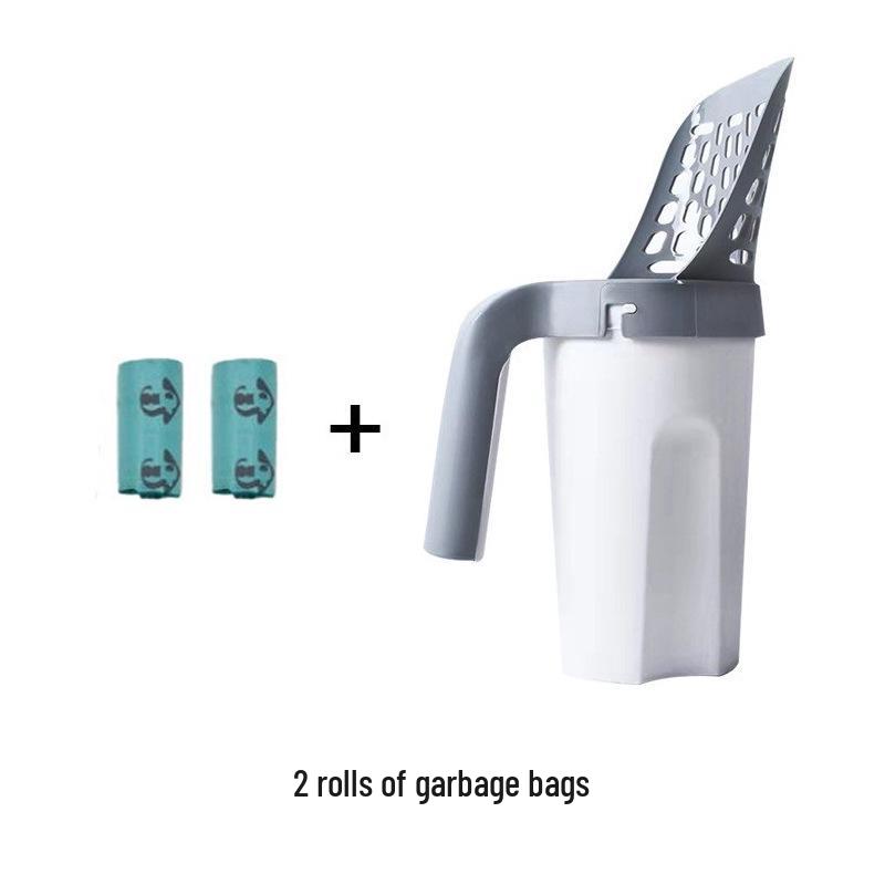 Pet Leash with Poop Scooper & Large Storage Box