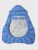 North Baby Shell Carrying Stroller Heat Water Repellent Federal Blue Free Size [The Face] Blanket, Strap, Attachment, Filling, Retention, [FW22]