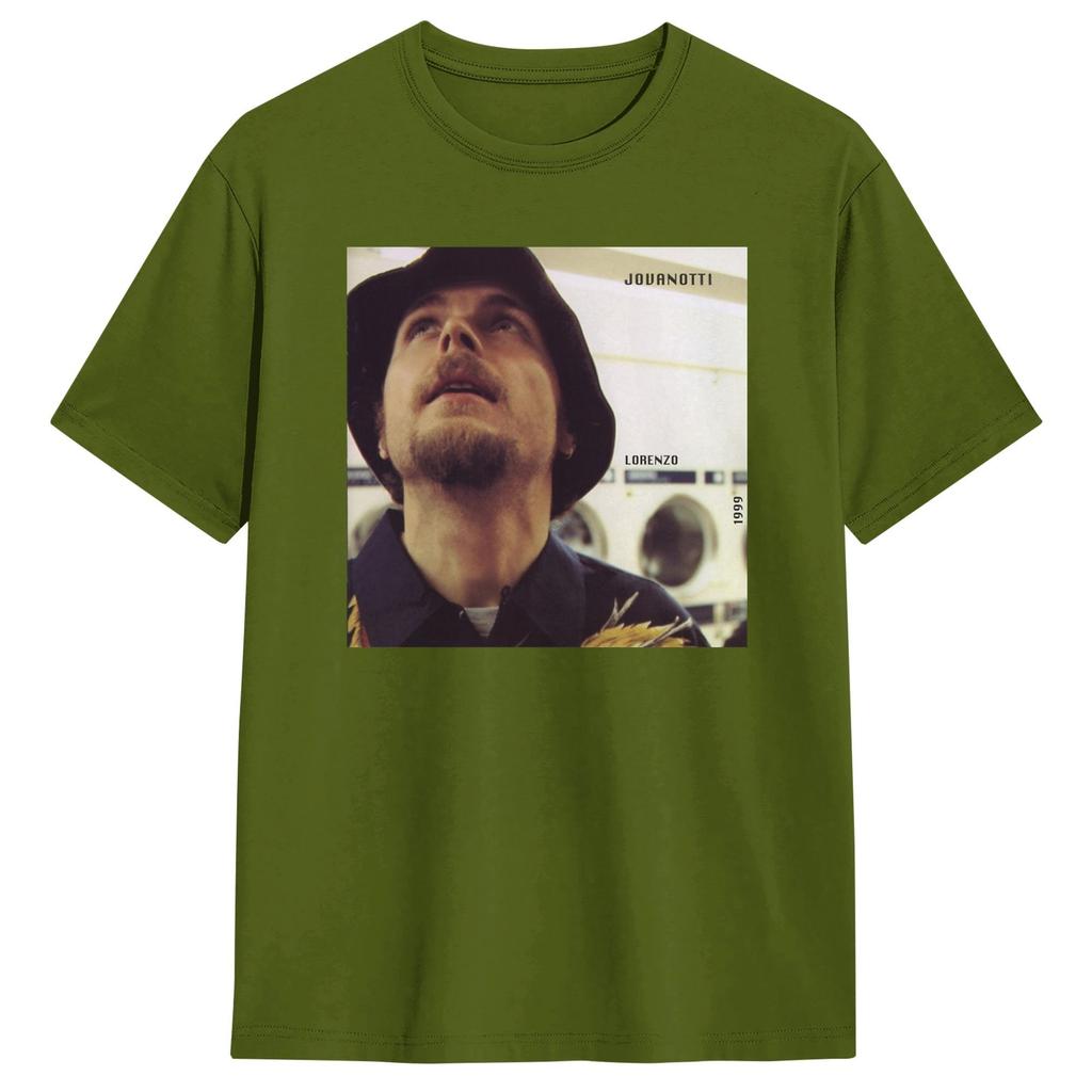 Jovanotti Lorenzo 1999 T-Shirt Sommer Y2K Lustige T-Shirts Baumwolle Hippie T-Shirt Für Unisex Individuelles Logo Oberteile