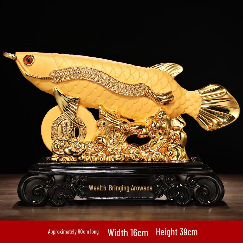 Golden Arowana Wealth Ornament