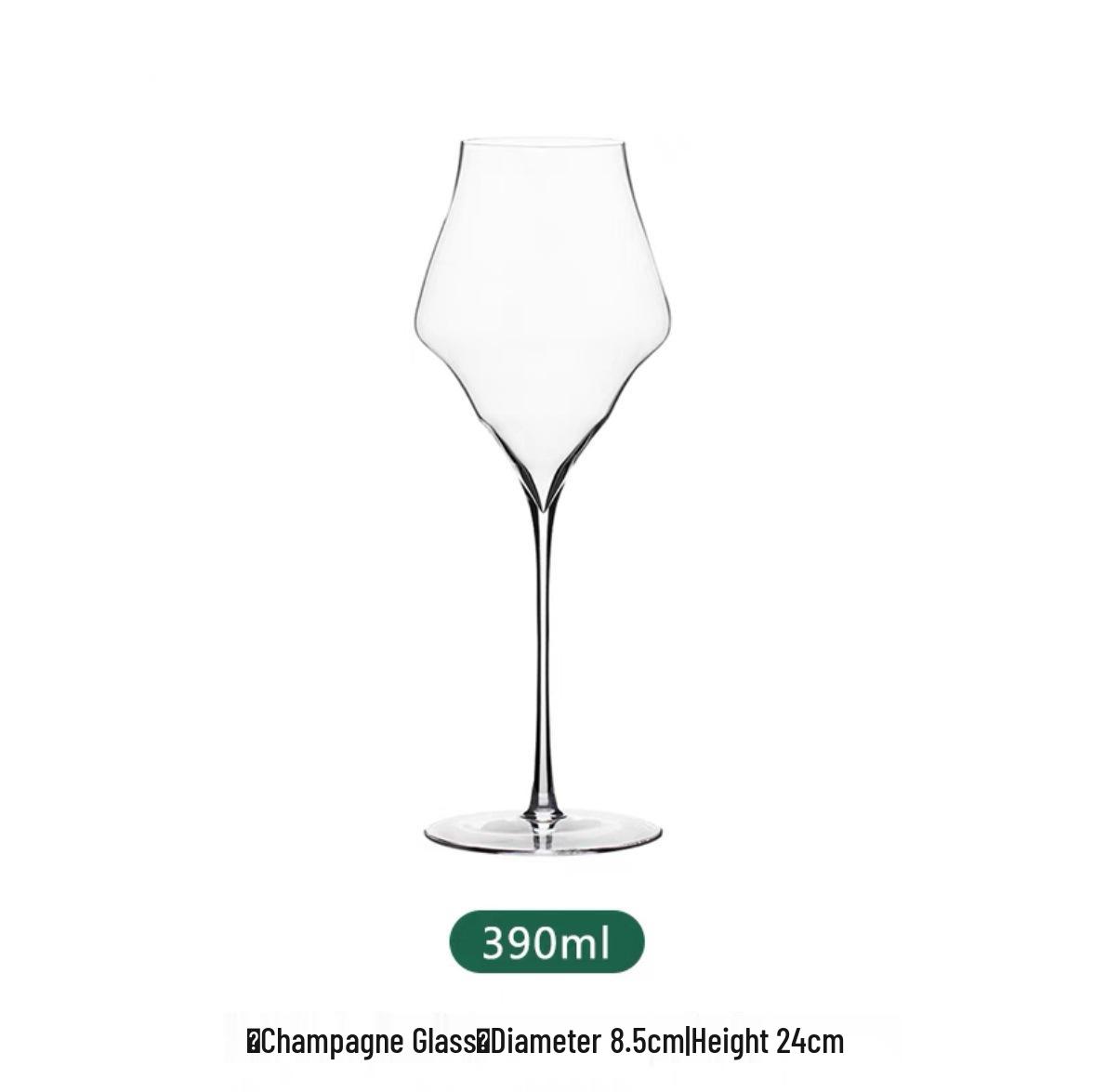 Cloud Red Wine Glass - Elegant High-Grade Crystal, Light Luxury Stemware for Home Minor Flaws (Promotional & Commercial)