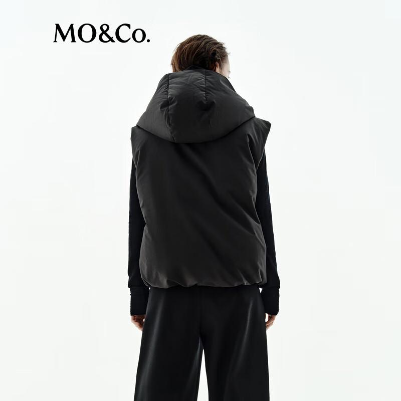 MO&Co. Women's Hooded Sleeveless Goose Down Vest