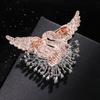 Shinning Flying Swan Brooches For Women Girls Elegant  Brooch  Temperament Pins Versatile Corsage Gifts
