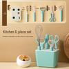 Ru Han 6-teiliges Küchenhelfer-Set mit Aufbewahrung