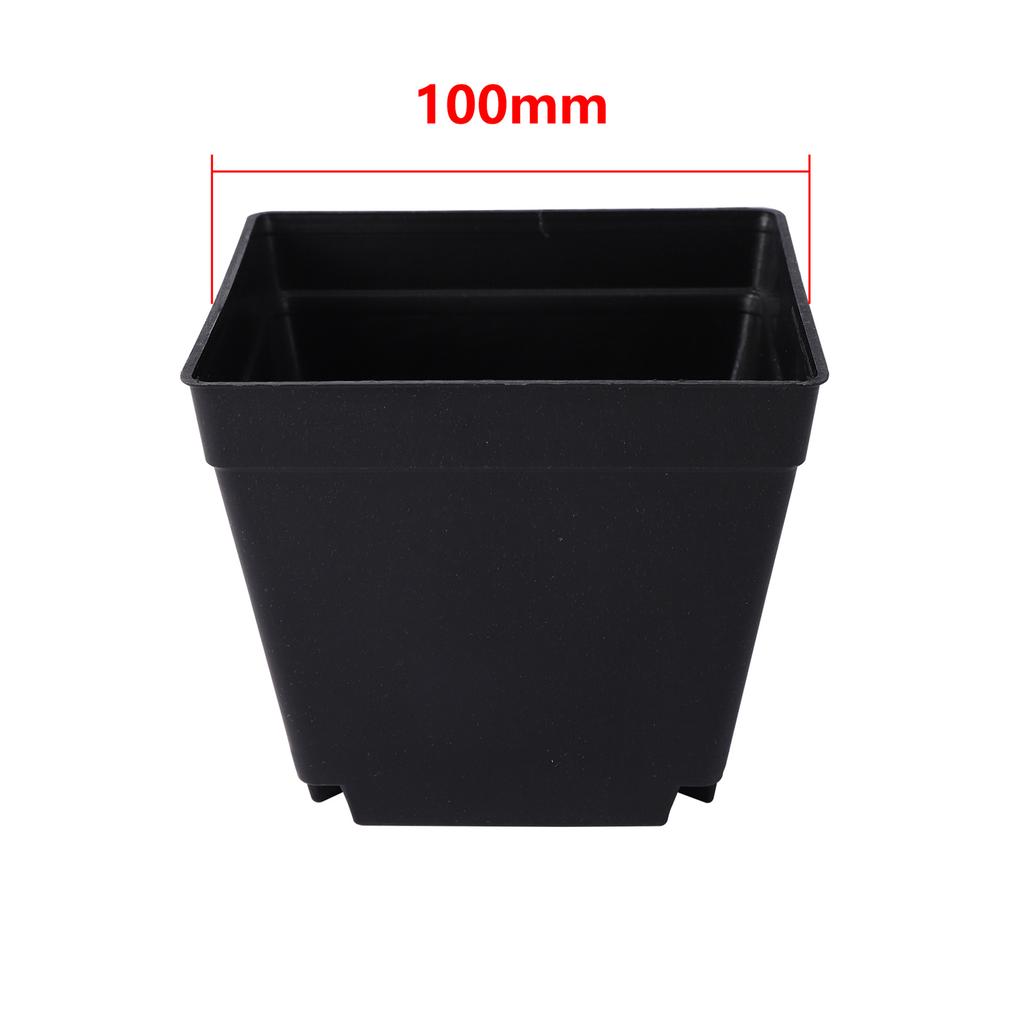 Mini Square Flower Pots Colorful Succulent Seedling Trays Plastic Nursery Planters DIY Plant Grow Boxes Garden Home Office Decor
