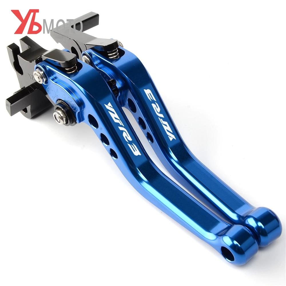 Motorcycle CNC Adjustable Short Brake Clutch Levers For YAMAHA R3 YZF-R3 MT03 MT-03 2015 2016 2017 2018    2022 2023