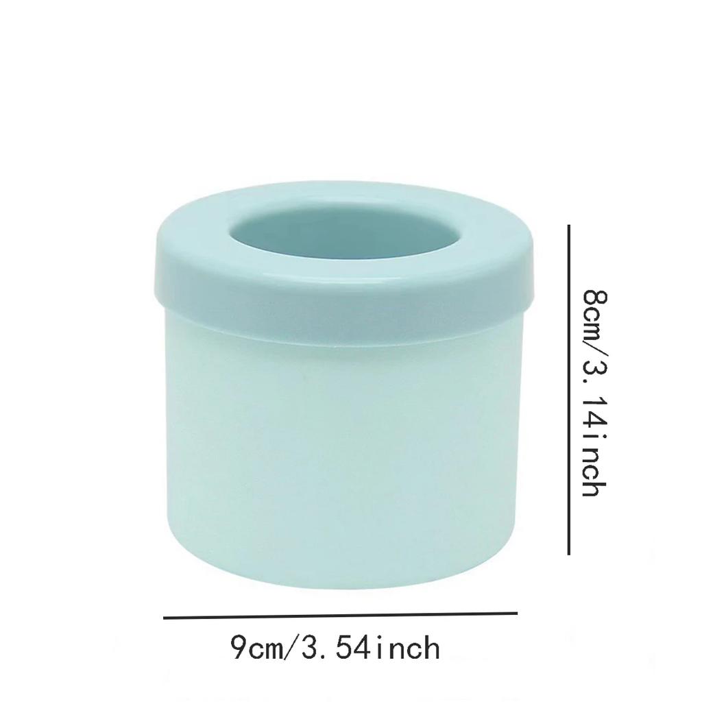 1PC - Silicone Ice Cup Ice Block Mold Cylinder Ice Grid Silicone Food Grade Ice Block Mold