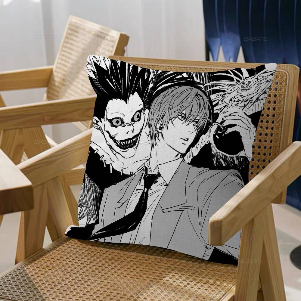 Anime D-Death Note Pillow Cover Sofa Cushion Cover Home Room Decoration Children Gift