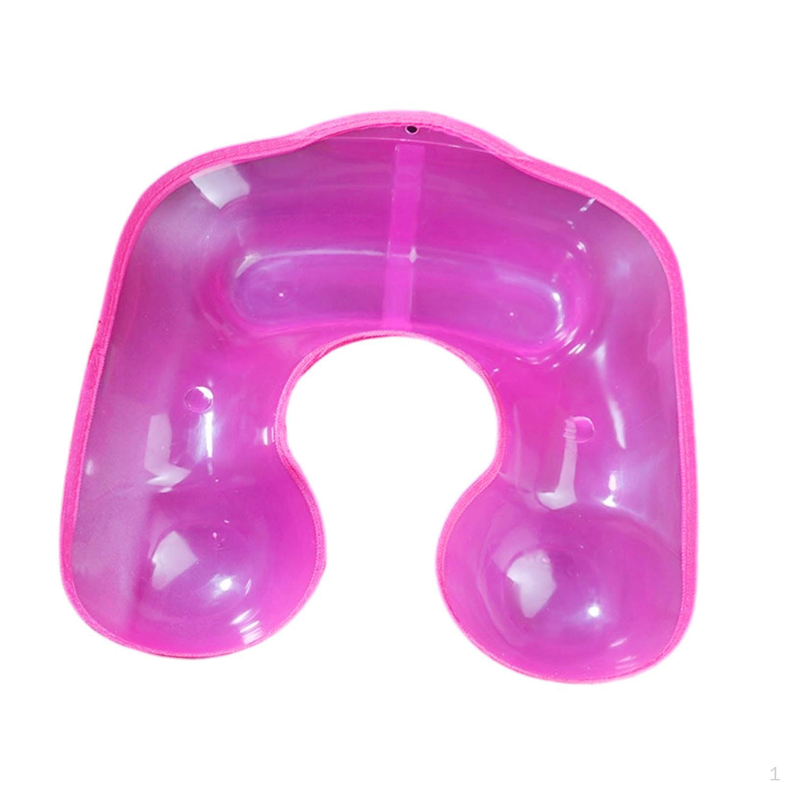 

Поднос для перманентной завивки волос на шею и плечи, удобная подушечка, защита одежды, контейнер для перманентной завивки розовый