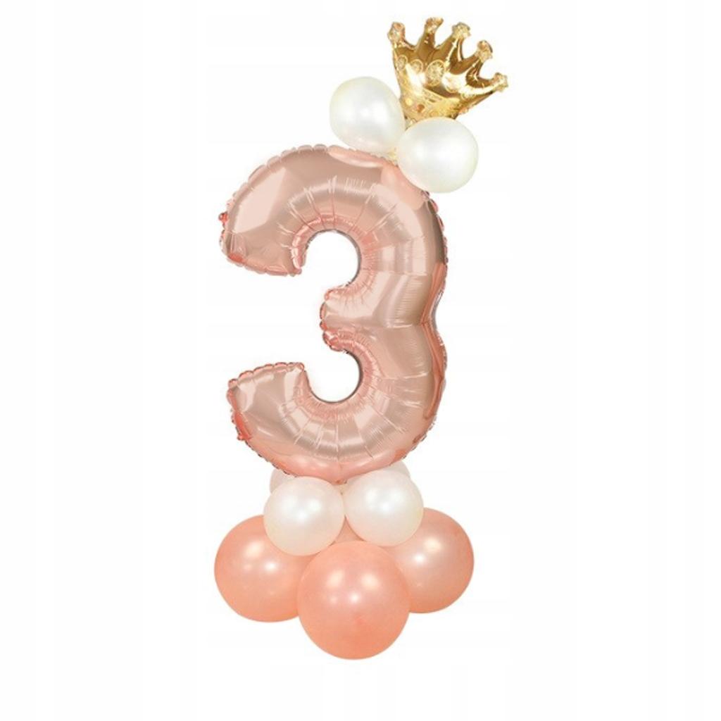 Rose Gold Balloon Set Number 3, 1 Set