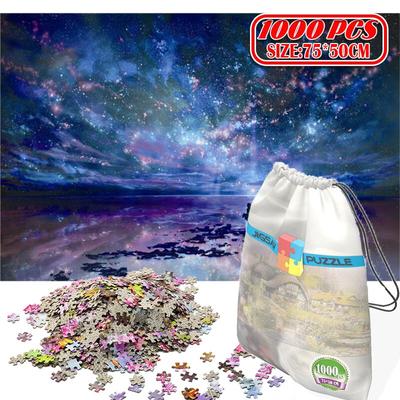 1000Pcs Meng Huan Star Sporis Universe 3D Jigsaw Puzzles Adults Game Toys Boring Game Building Assembling Educational Toys