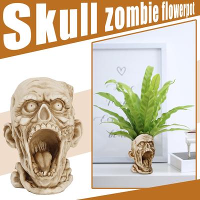 Horror Planter Flower Pot, Creative Indoor Green Plant Resin Garden Potted Craft Flower Pot Ornaments