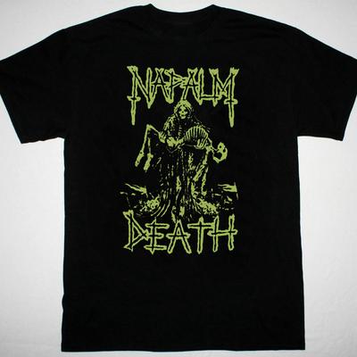 Napalm Death Band Artwork T-shirt Black Short Sleeve All Sizes S-5Xl XA626