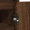 Shoe Rack Brown Oak Effect 57 x 34 x 76 cm Particleboard