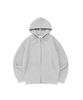 Le Custom The Essential Oversized Two-Way Fleece-Lined Zip-Up Hoodie (Melange)