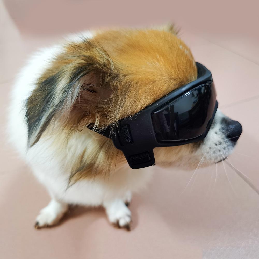 Dog Glasses Outdoor Pet Goggles for Large Dogs Windproof Outdoor Riding Dog Goggles UV Protection Dog Accessories Dog Collar