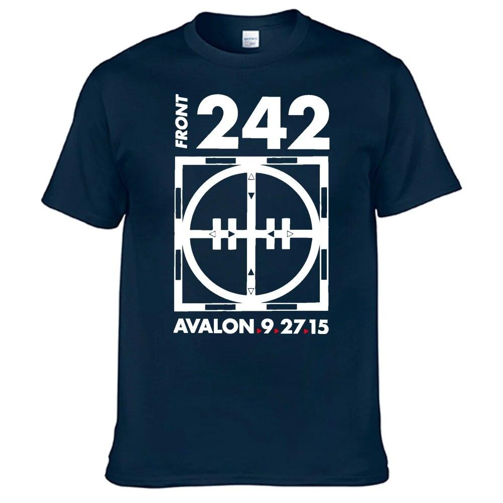 Front 242 T Shirt Unisex 100% Cotton Unisex Women Shirt Top Sales N04