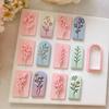 Soft Clay Leaf Mold Set with Nonstick Plastic Texture Handmade Earrings Molds for Effortless Jewelry Making and Crafts