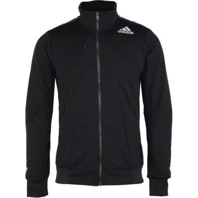 Logo Print Stehkragen Reißverschlussjacke Herren Oberbekleidung Schwarz GL2188