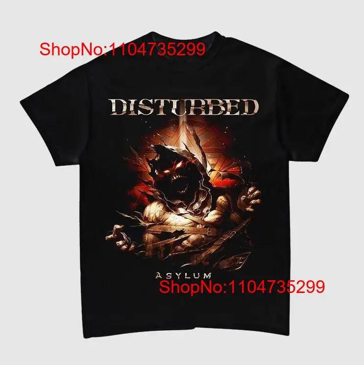 2025 Disturbed Asylum T Shirt For Fans On Music Tour All Size S 4xl Vintage Homme Stretched Graphic Versatile Streetwear