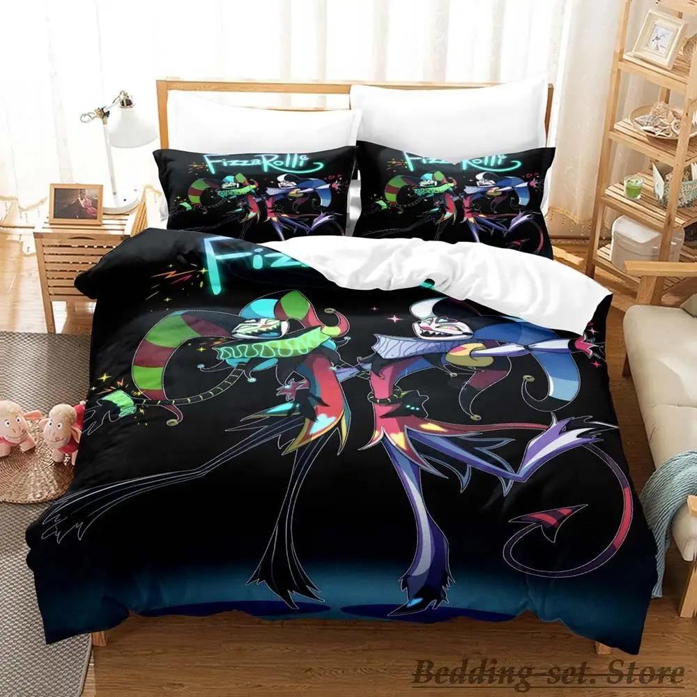 Fizzarolli Boss Bedding Set Single Twin Full Queen King Size Bed Set Adult Kid Bedroom Duvetcover Sets Anime Game Bed