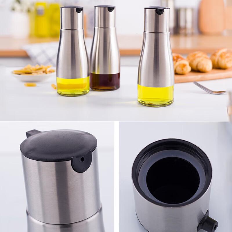 Stainless Steel Condiment Dispenser Set