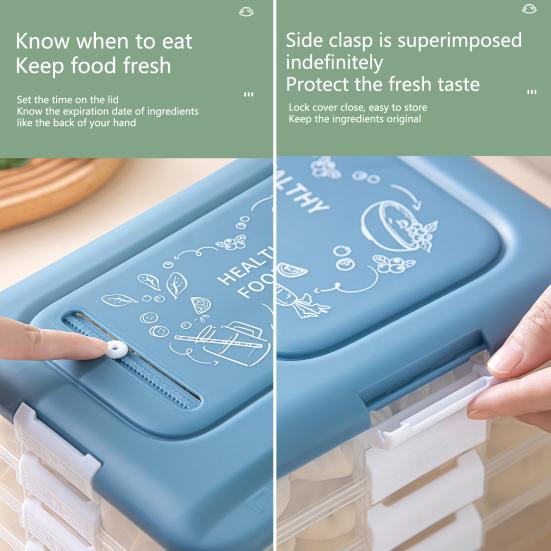 Egg Preservation Large Capacity Convenient Visible No Odor Refrigerator Storage Holder Fridge Storage Organizer