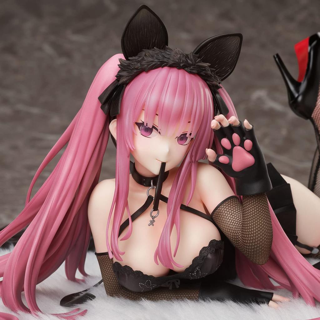 FREEing Azur Lane La Black Cat and Pumpkin Night figurină pictată, stil B, Galisonnière, PVC și ABS, scară 1/4