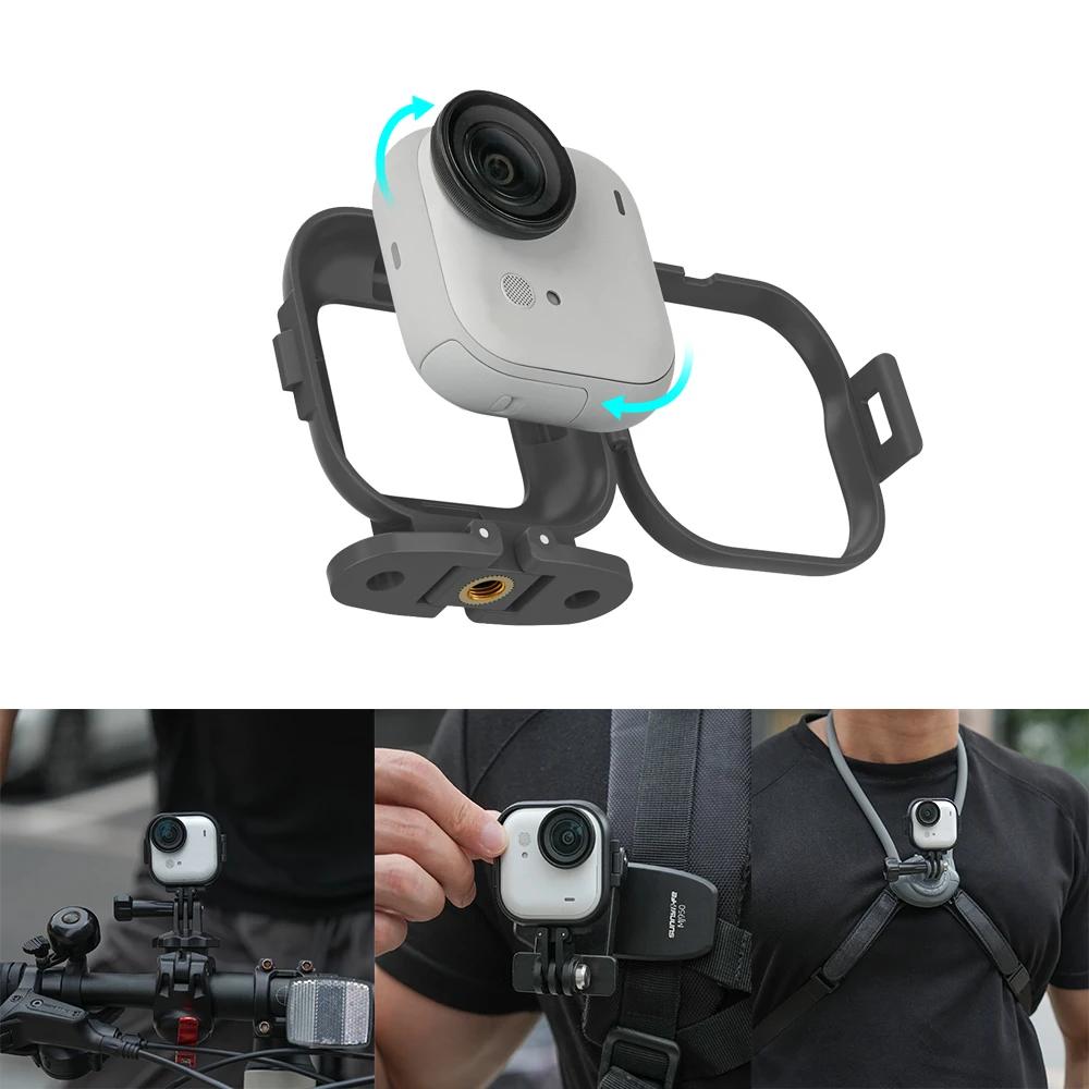 Protective Frame Cage For Insta360 GO Ultra Frame Housing Case Mount For Bike/Tripod/Pole For Insta 360 GO Ultra Accessories