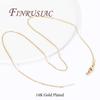 18K Gold Plated 45CM Chains Necklaces Accessories For DIY Jewelry Making Supplies,Necklace Findings