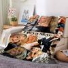 1Pc Freya Skye Fashion Collage Blanket Soft Throw Blanket For Home Bedroom Bed Sofa Travel Office Solid Christmas Blanket