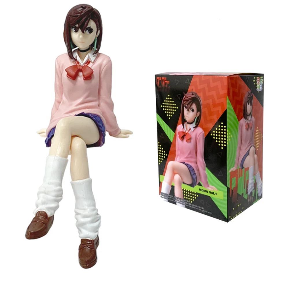 New Anime Dandadan Ayase Momo Shiratori Aira Sitting posture S.H.Figuarts Transformed Assembly PVC Model Toy Action Figures Gift