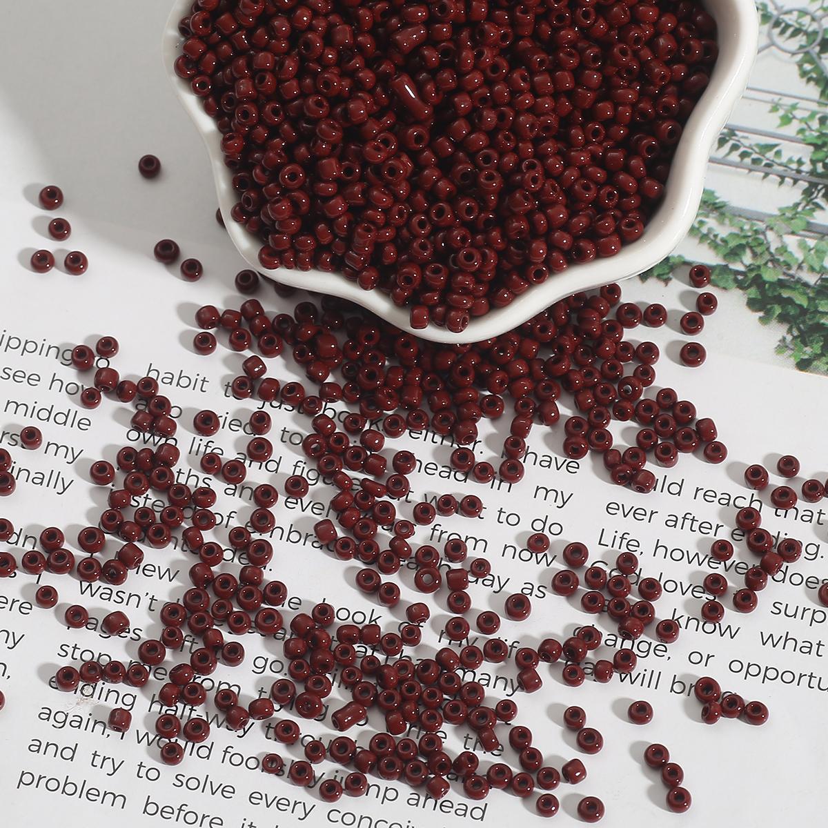 

2/3/4 мм однотонные чешские стеклянные бусины-разделители для ювелирных изделий, аксессуары ручной работы «сделай сам» 2mm 1000pcs