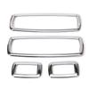 4Pcs Chrome Door Window Switch Cover Trim Fit for Jeep Grand Cherokee Dodge Journey 2011 2012 2013 2014